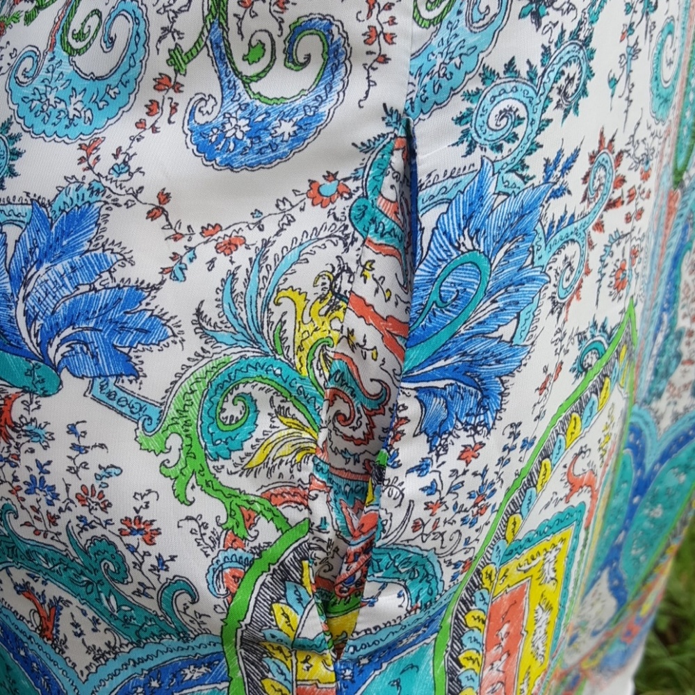 Zara Basic Graphic Printed Polyester Dress S - image 5